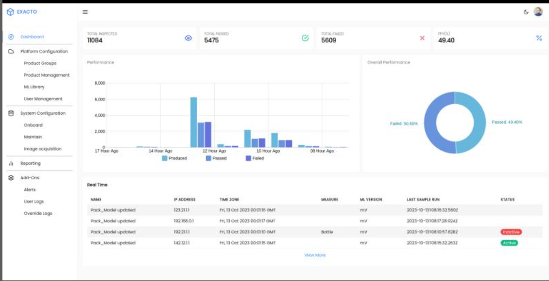 Advanced search interface with filters