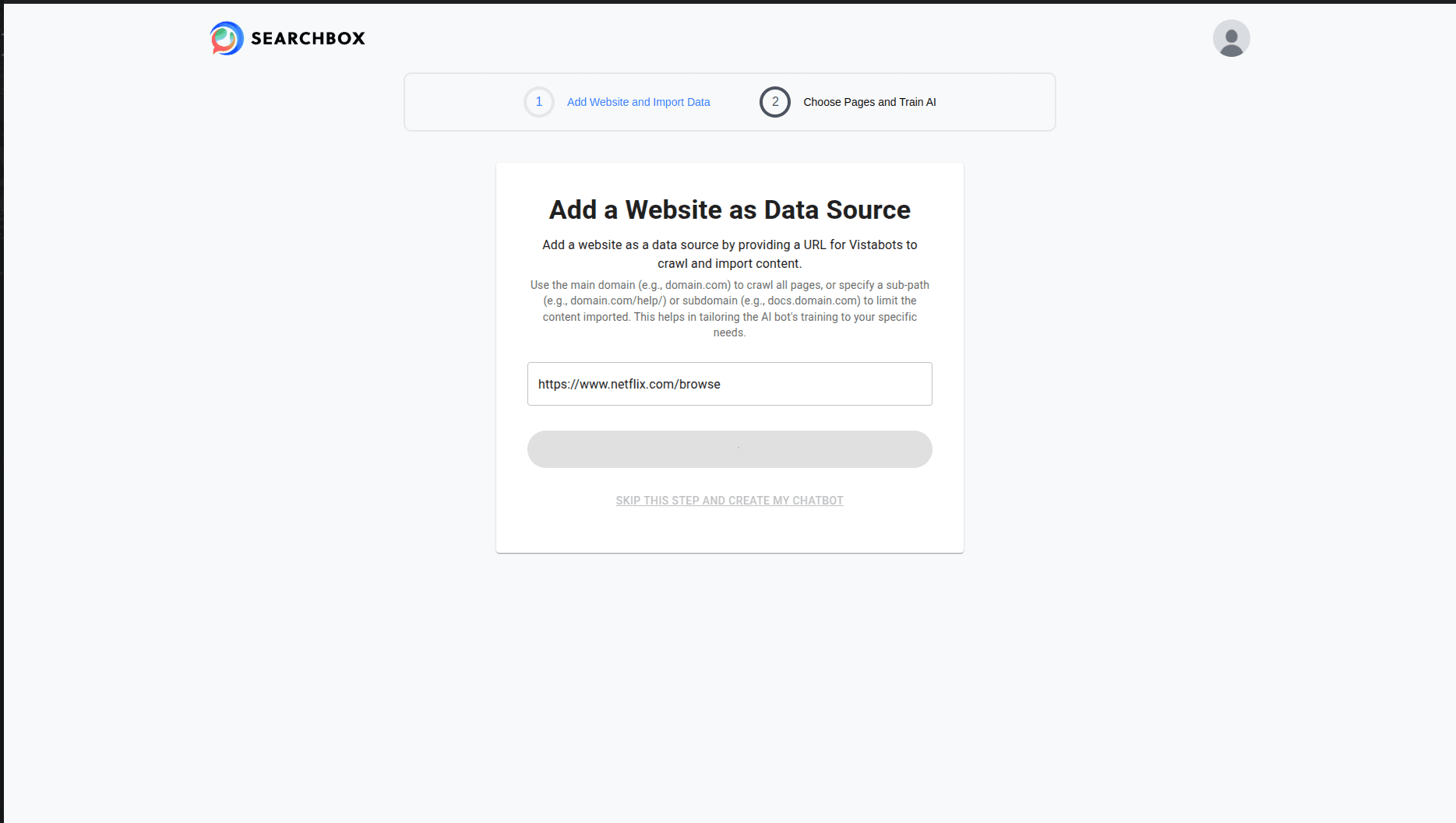 YourSearchBox - AI-Powered Chatbot Platform with Web Scraping